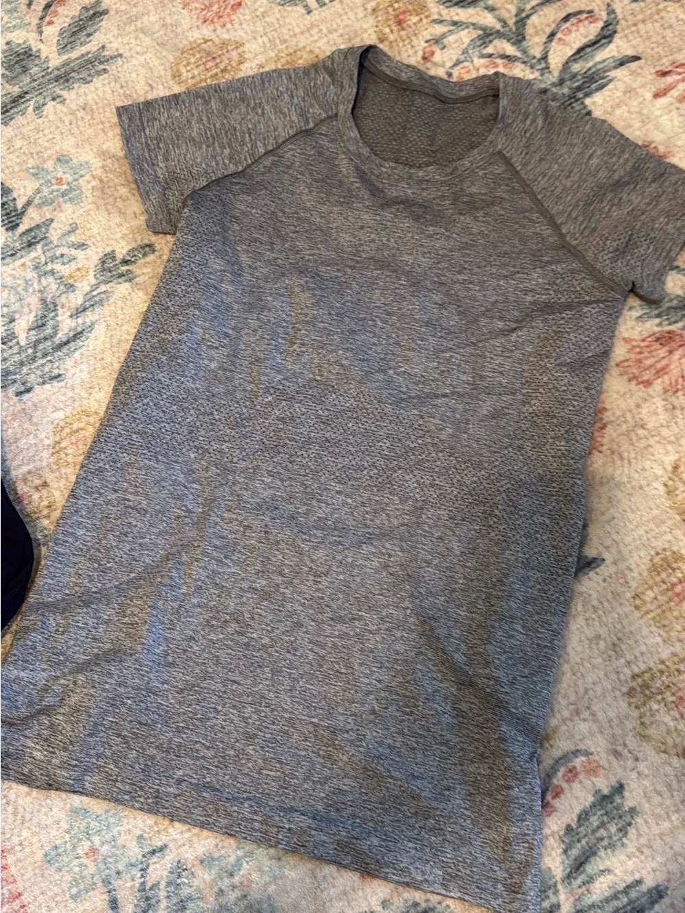 lululemon athletica Kids Heather Gray Short Sleeve Performance Tee